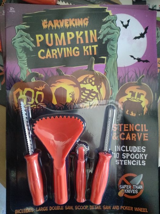 Kit para esculpir abóboras para crianças