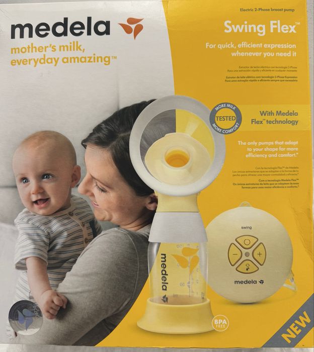 Extrator de leite elétrico Swing Flex™ Medela com tecnologia 2-Phase