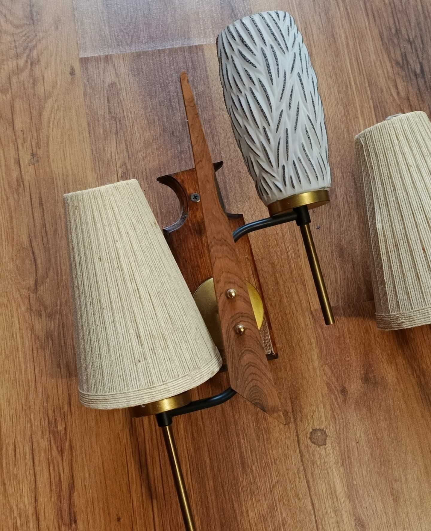 Żyrandol, kinkiety,p lafon.