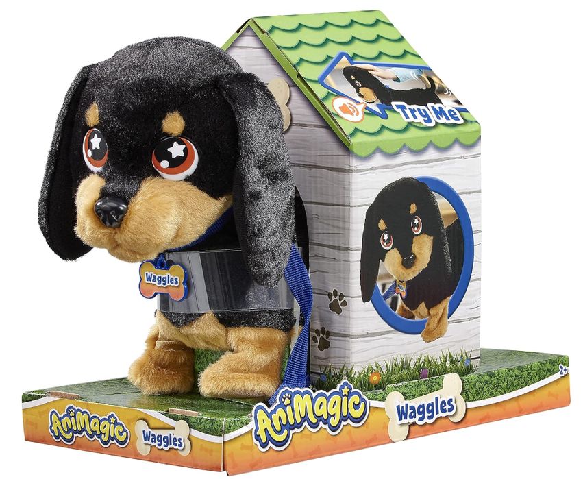 Animagic 31290 Waggles, jamnik – elektroniczne zwierzę, od 3lat