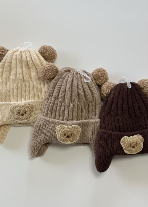 шапка вʼязана з флісом на завʼязках 45/52см