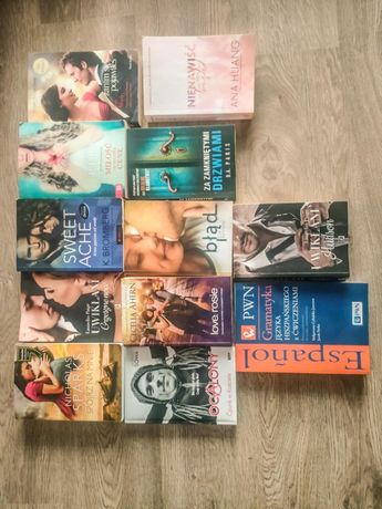 Książki romantyczne i nie tylko 42 sztuk
