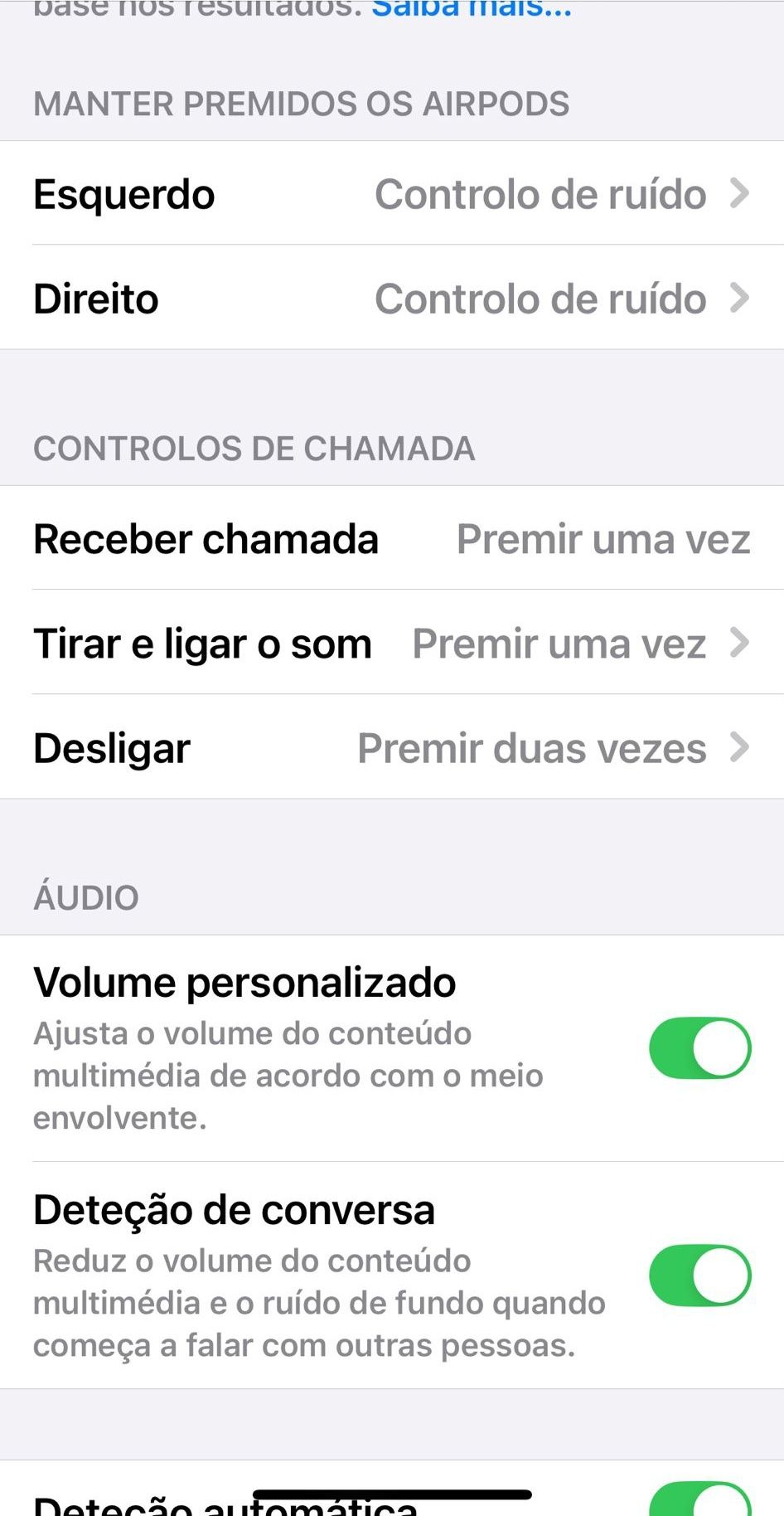 Fones airPods ..