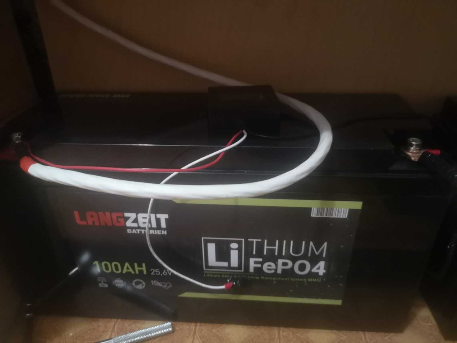 Аккумулятор 25,6v100A 2560Wh+5%)LiFePo4 Немецкое качество 15000 циклов