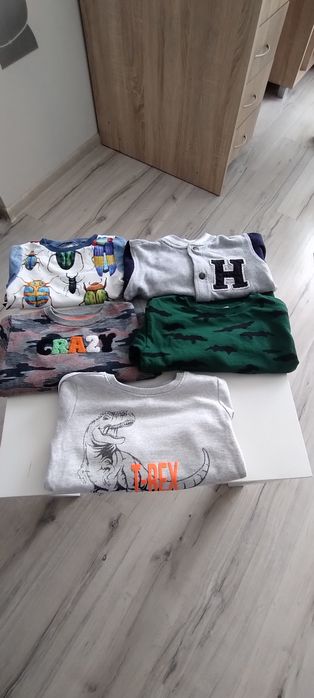 Zestaw bluz 5x dla chłopca r 98