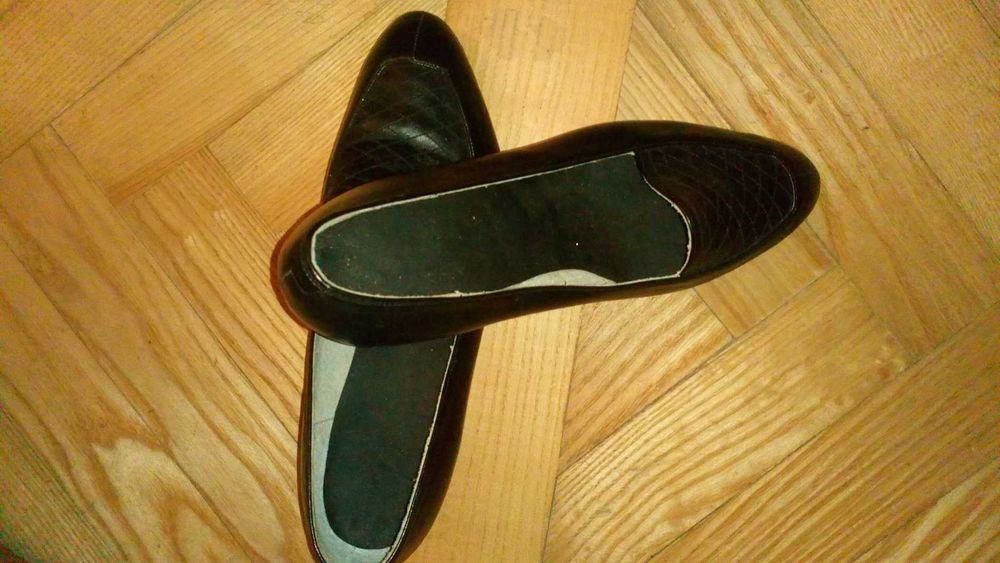 Pantofle damskie, skóra naturalna,  NOWE