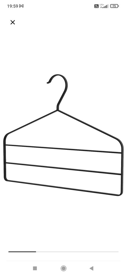 Wieszaki na spodnie Ikea Strykis