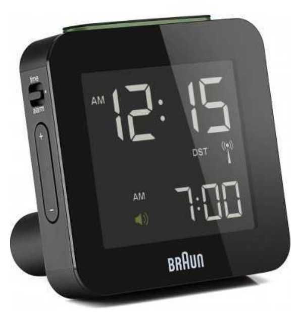 Despertador Digital BRAUN BC09B com acerto automático das horas (DCF)