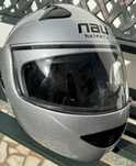 Capacete modular de mota