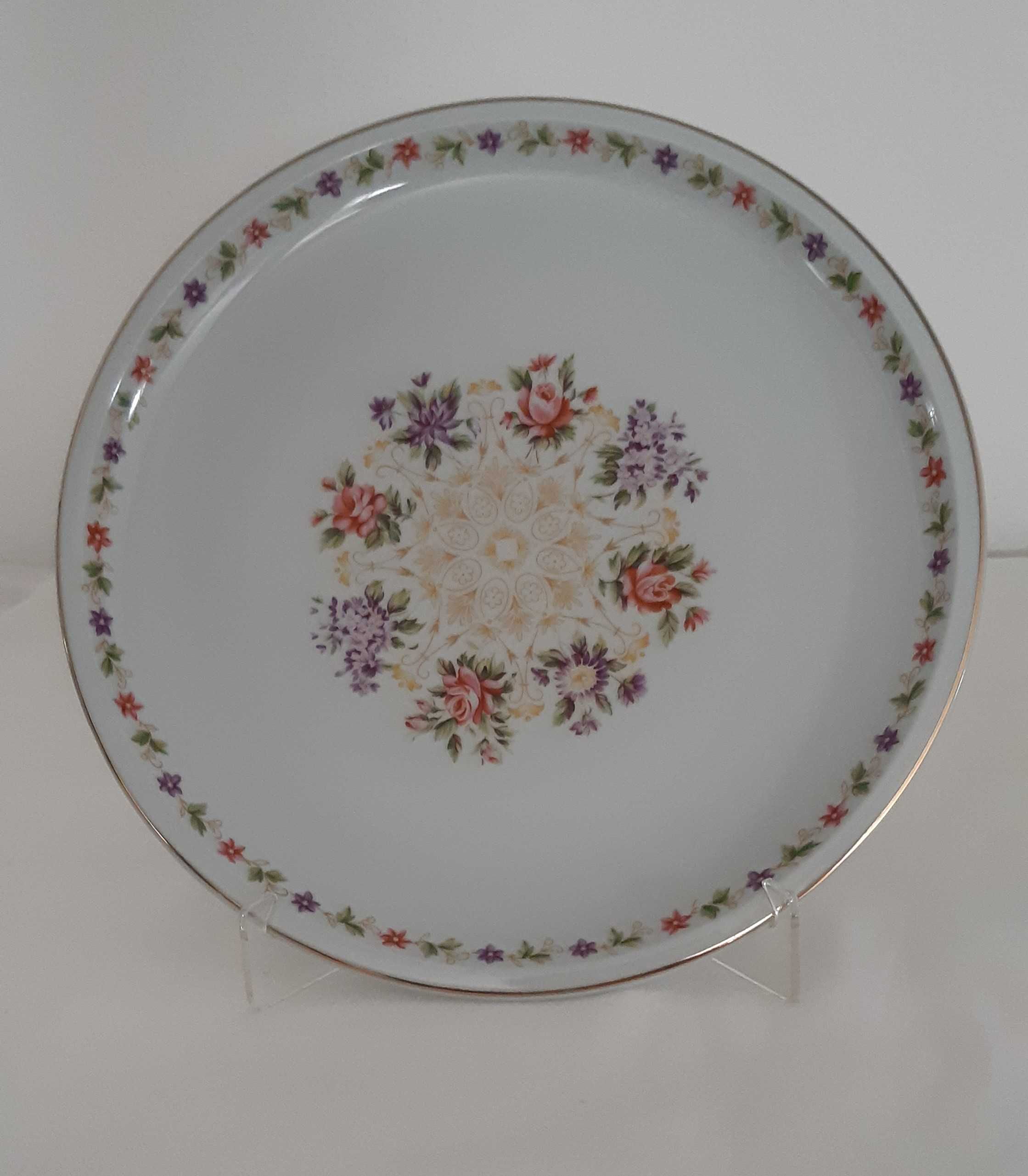 Prato de porcelana, para bolos, vintage, Vista Alegre