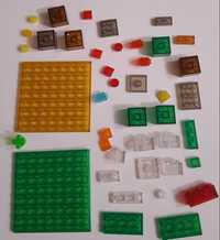 neonowe i przeźroczyste klocki lego