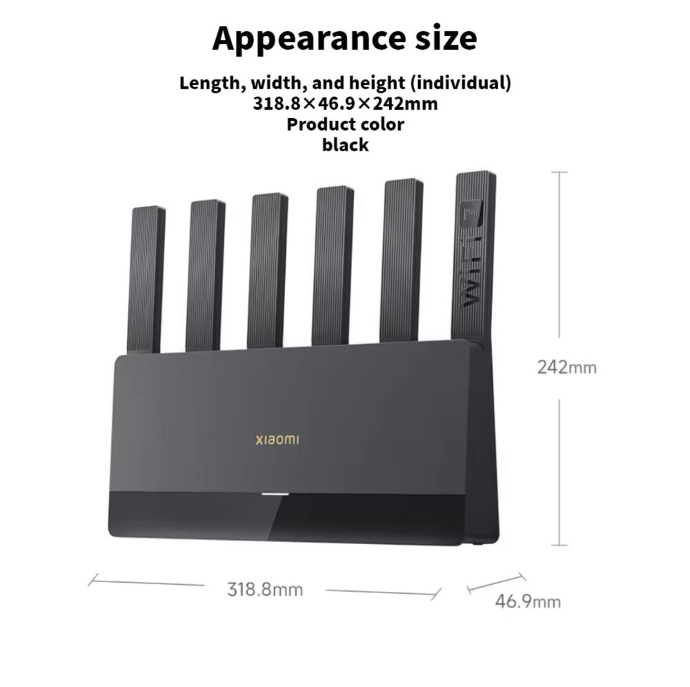 Роутер Xiaomi Mijia Router BE6500 Wifi 7, xiaomi be6500
