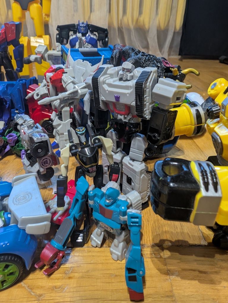 Wielki zestaw roboty Transformers