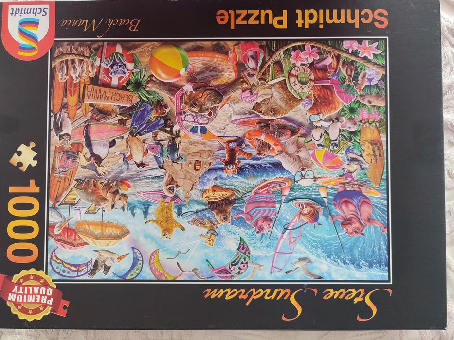Puzzle Schmidt beach mania 1000 elementów kompletne