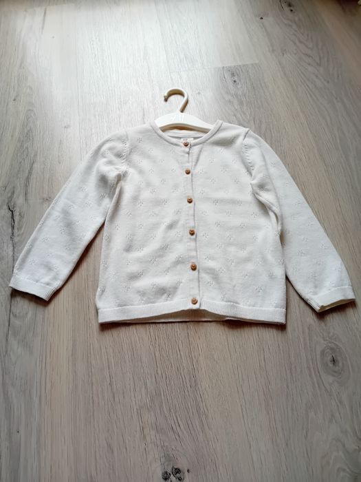 Biały sweterek H&M 98