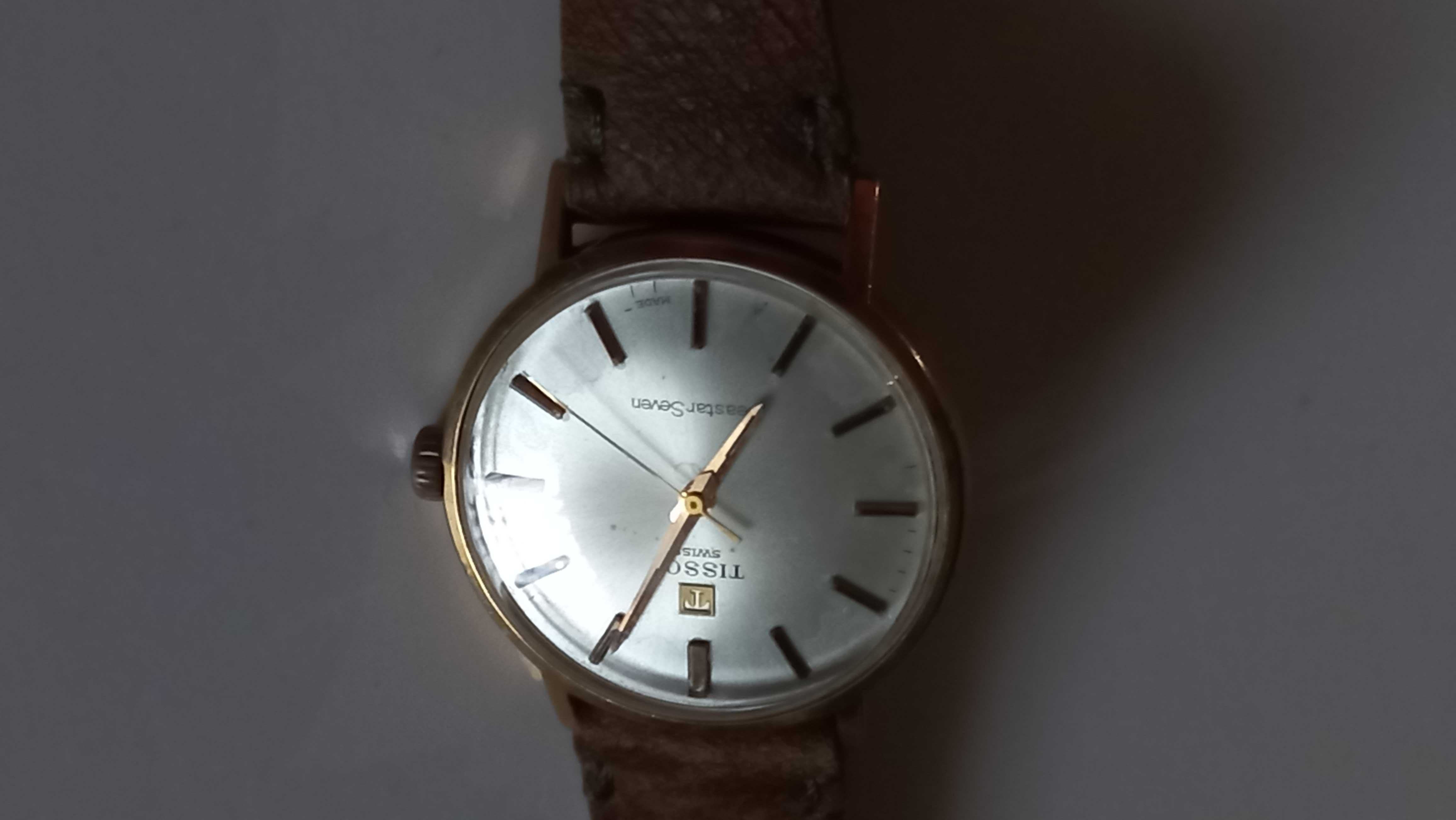 Oferuję ładny pozłacany zegarek Tissot Seastar Seven cal.2451