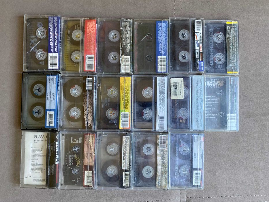 Аудіокасети реп, хіп-хоп Децл, Prodigy, Onyx, Каста, ТНМК, Bad Balance