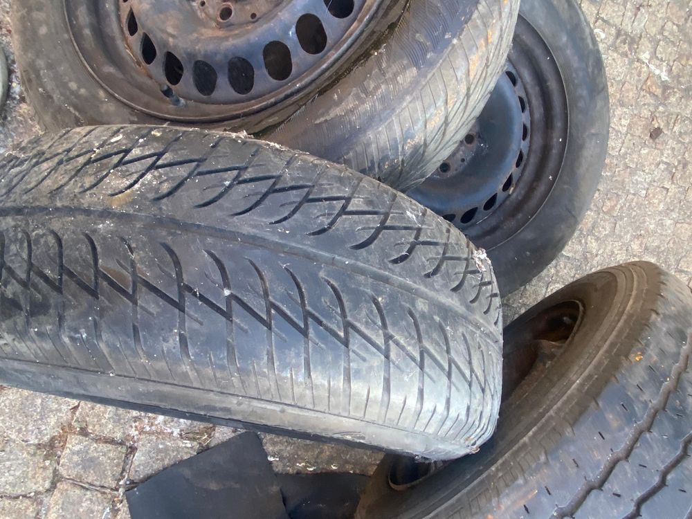 5 jantes 15” de ferro mercedes
