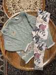 Komplet zara 104 sweter legginsy