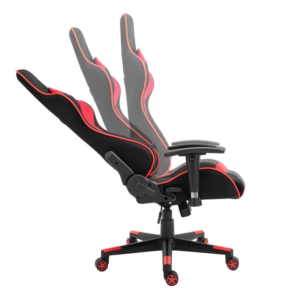 Fotel Gamingowy PlayMaker Black/Red Tkanina