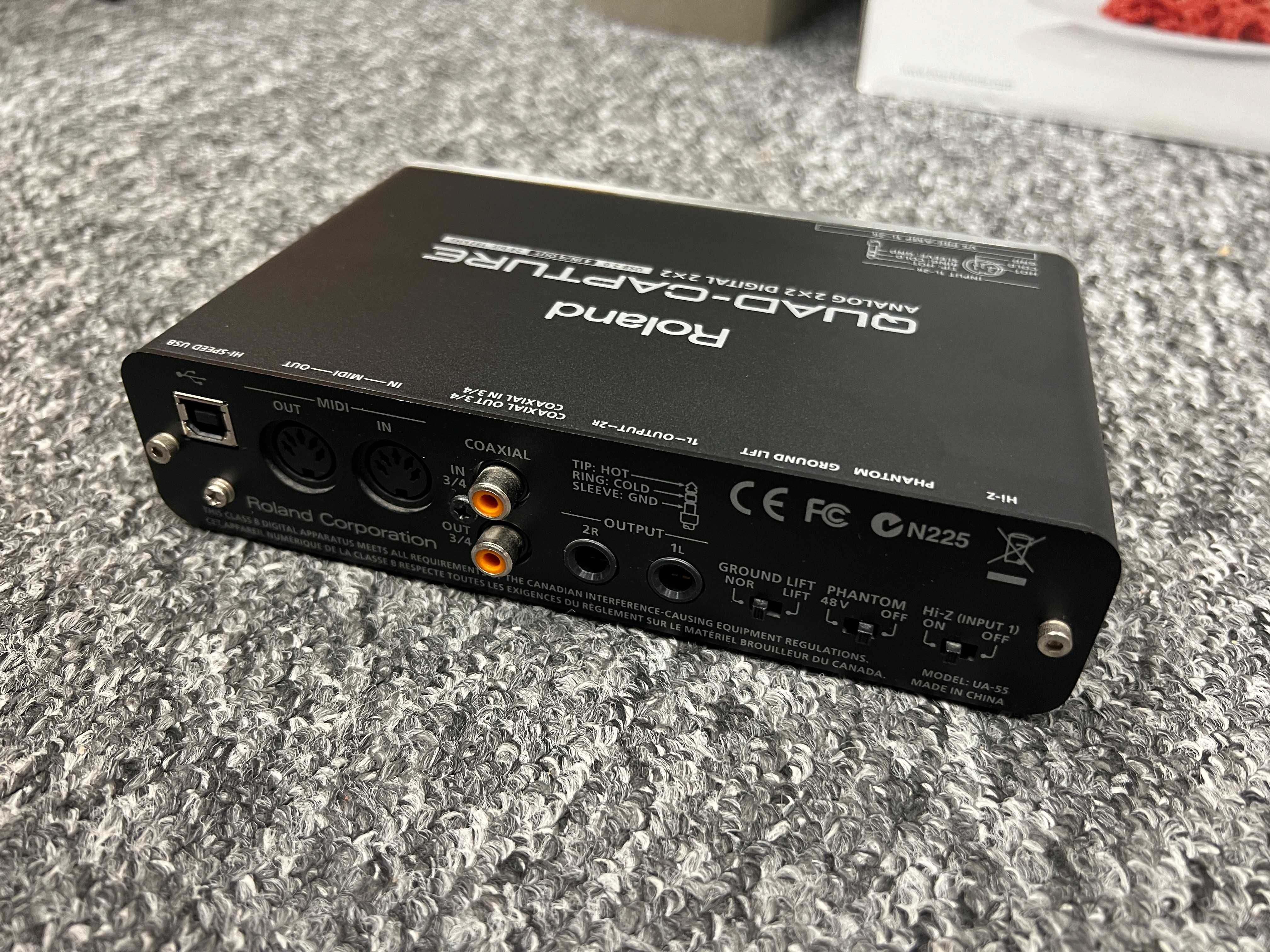 Roland UA 55 Quad Capture - interface audio usb