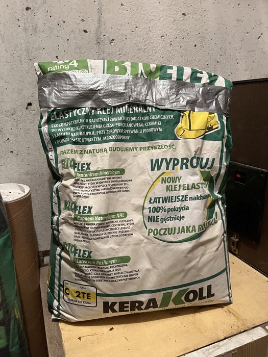 Bioflex 5kg Zaprawa Klej do ceramiki płytek gresu kamieni naturalnych
