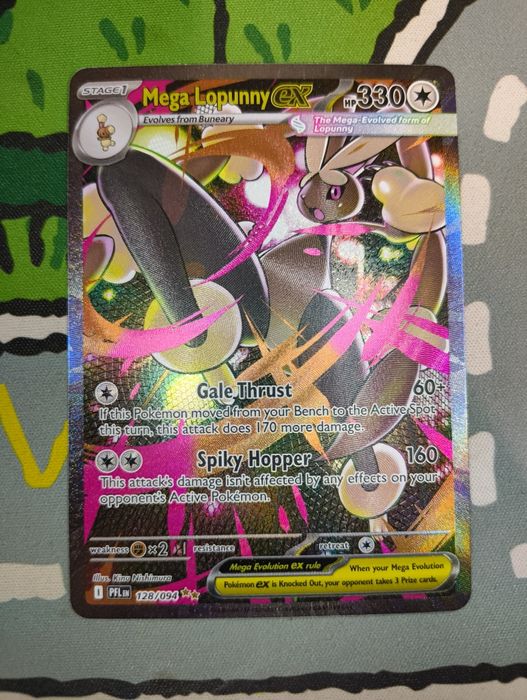 MEGA LOPUNNY EX 128 PFL Pokemon TCG

Wyciągnięta z boostera prosto d