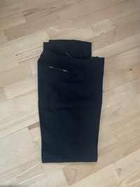 Spodnie Simple czarne klasyczne wełna