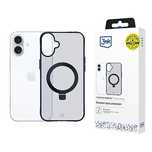 Etui 3mk Smoke Case Mag&Stand na Apple iPhone 16 plus - przezroczyste
