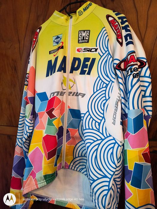 Bluza rowerowa Mapei SMS Santini. Jesienno Zimowa