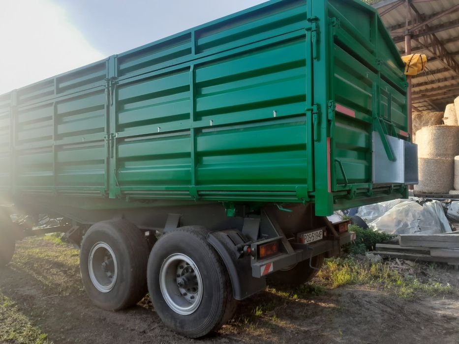 Przyczepa rolnicza 3-osiowa, 18 ton