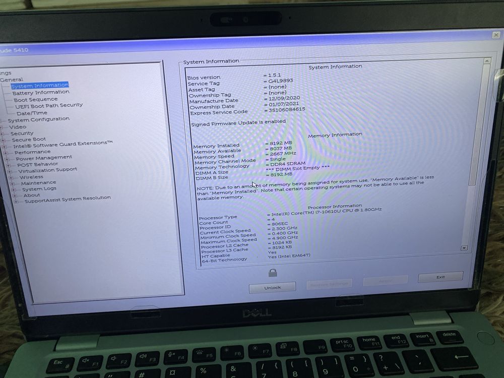 Ноутбук Dell Latitude 5410 (i7-10610U)