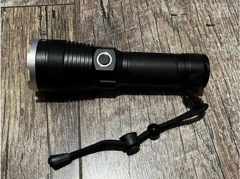 Ручний тактичний ліхтарик BL-A75-P90, Zoom, Type-c, 5 режимів