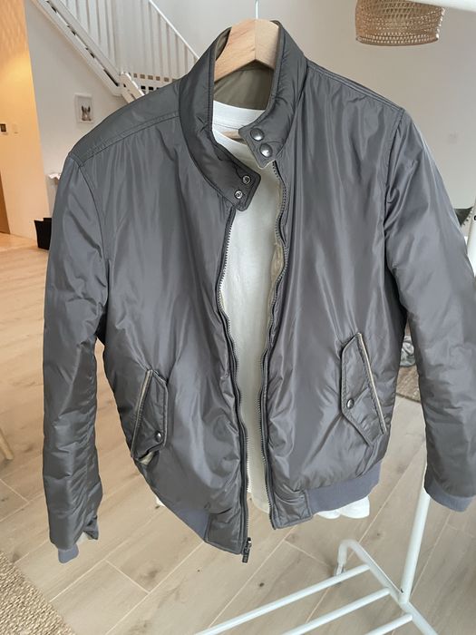 Bomberka, skóra, puchowa, Massimo Dutti