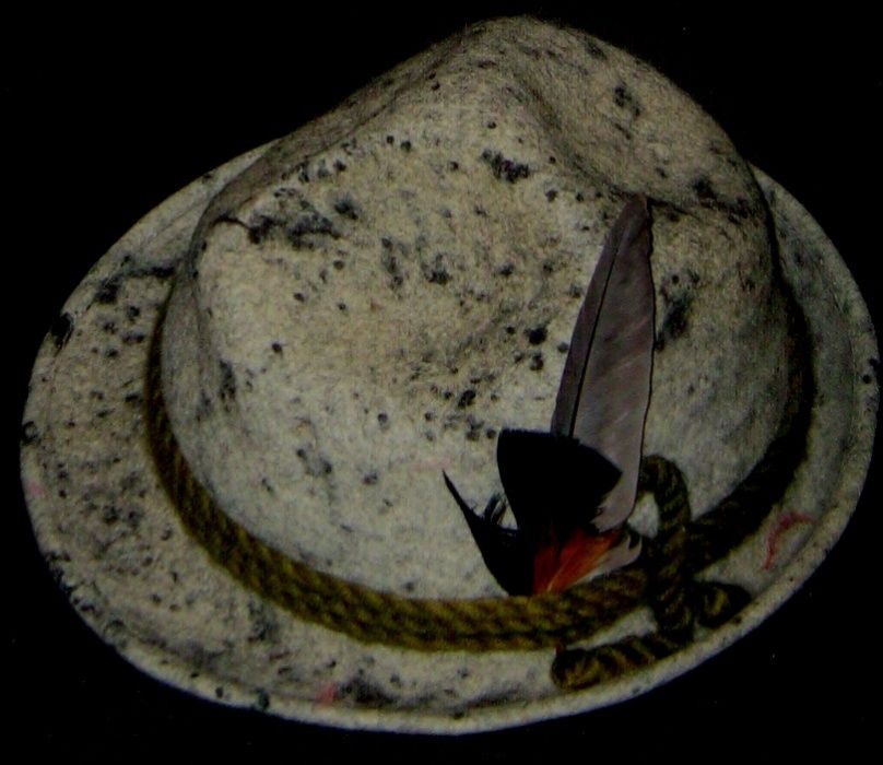 Шляпа мужская охотничья немецкая фетр 59 р