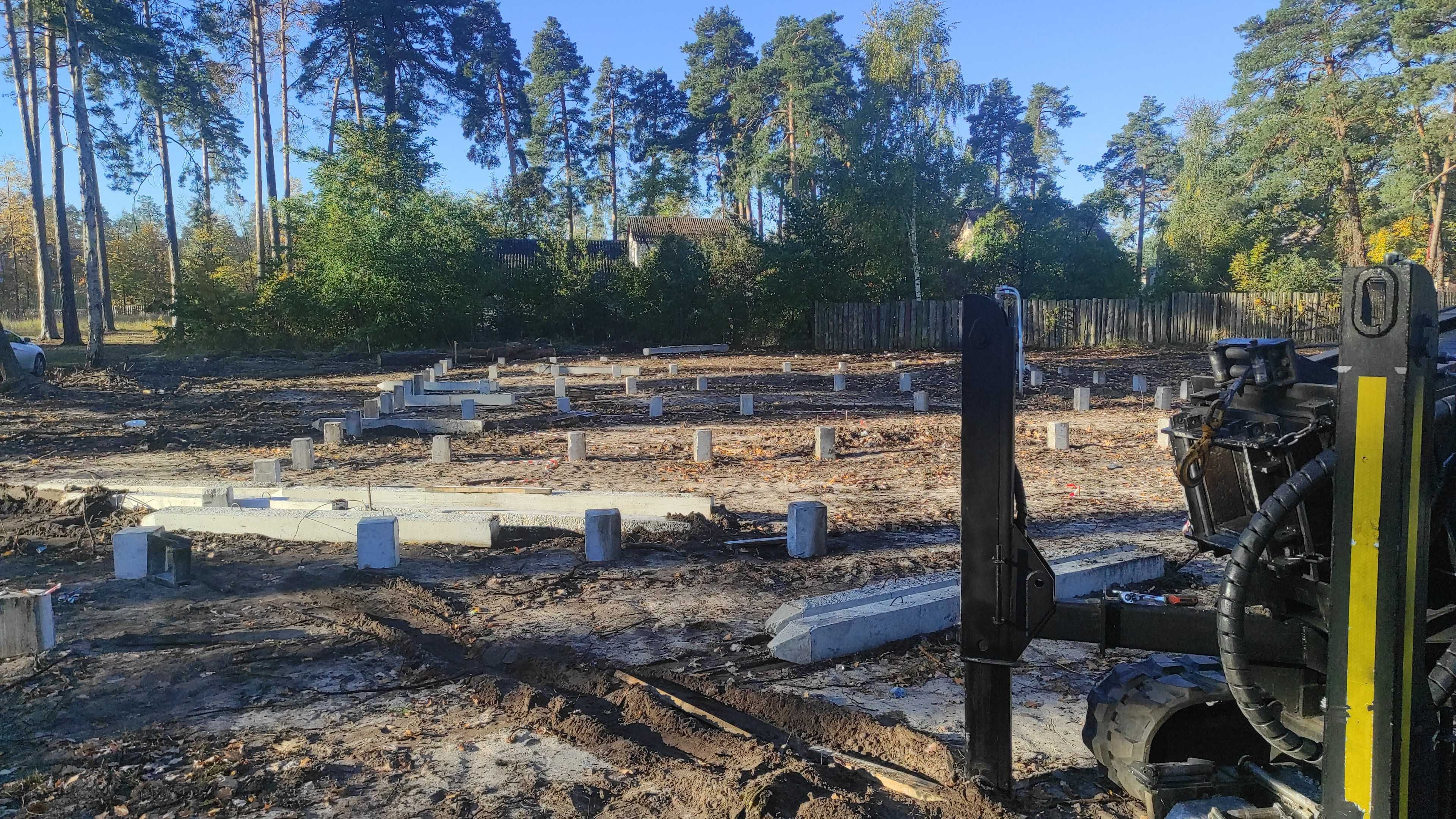 Фундамент на залізобетонних палях - швидко та вигідно
