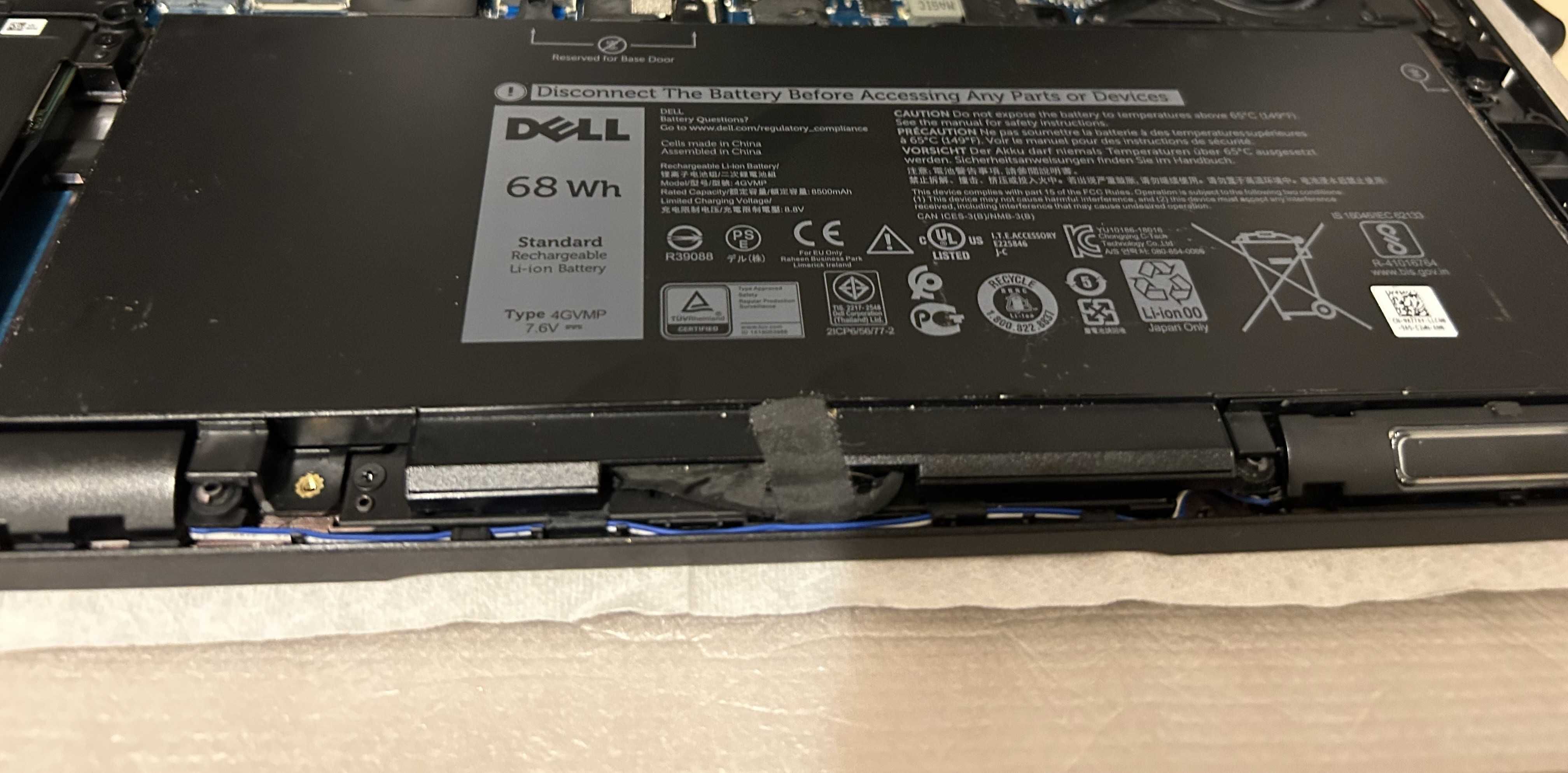Oryginalna Bateria Dell 4GVMP 7.6V 68Wh 88% pojemności