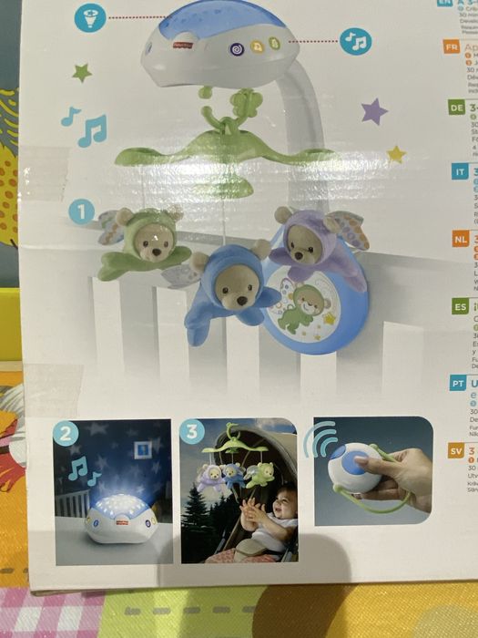 мобіль-нічник Fisher-Price Butterfly Dreams 3-в-1 з проєктором