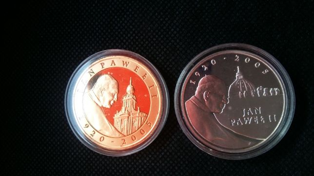 Monety 10 złotych 2005 L.złoto-srebro 925 antyk mennicze.