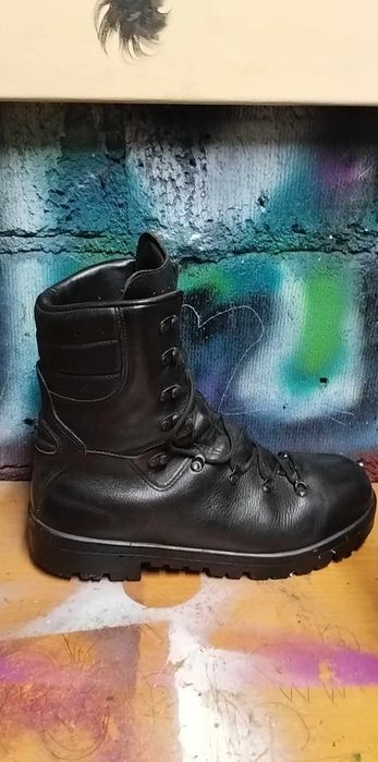 Wojskowe Buty Zimowe Skórzane Czarne 933/MON Demar. rozmiar 29,5cm