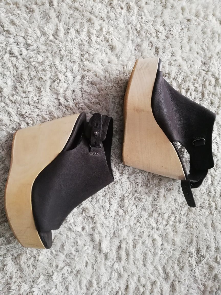 Allsaints Buty renomowanej marki AllSaints skórzane w rozmiarze 38.