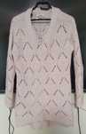 Длинный свитер платье крупная вязка Ltb size M