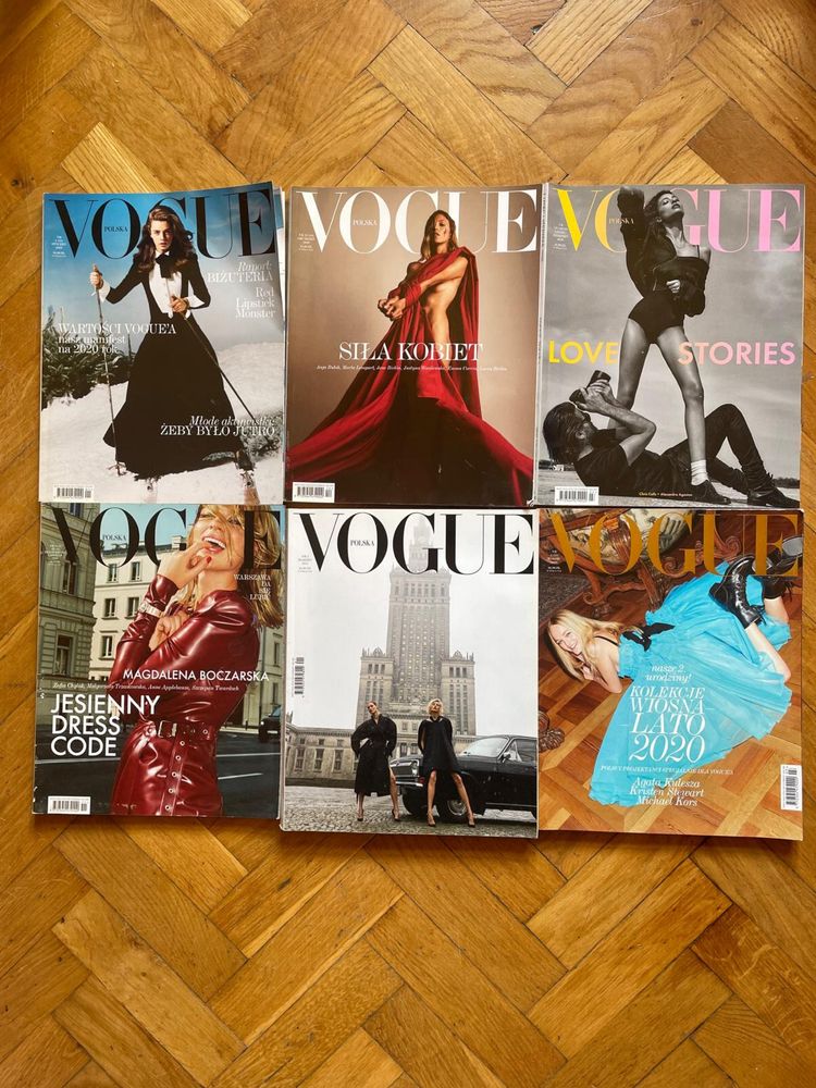 Vogue polska 6 numerow, takze numer 1