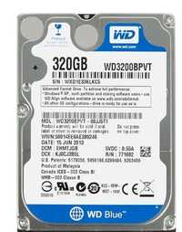 Жесткий диск WD 320Gb 2,5" (HDD 2,5")