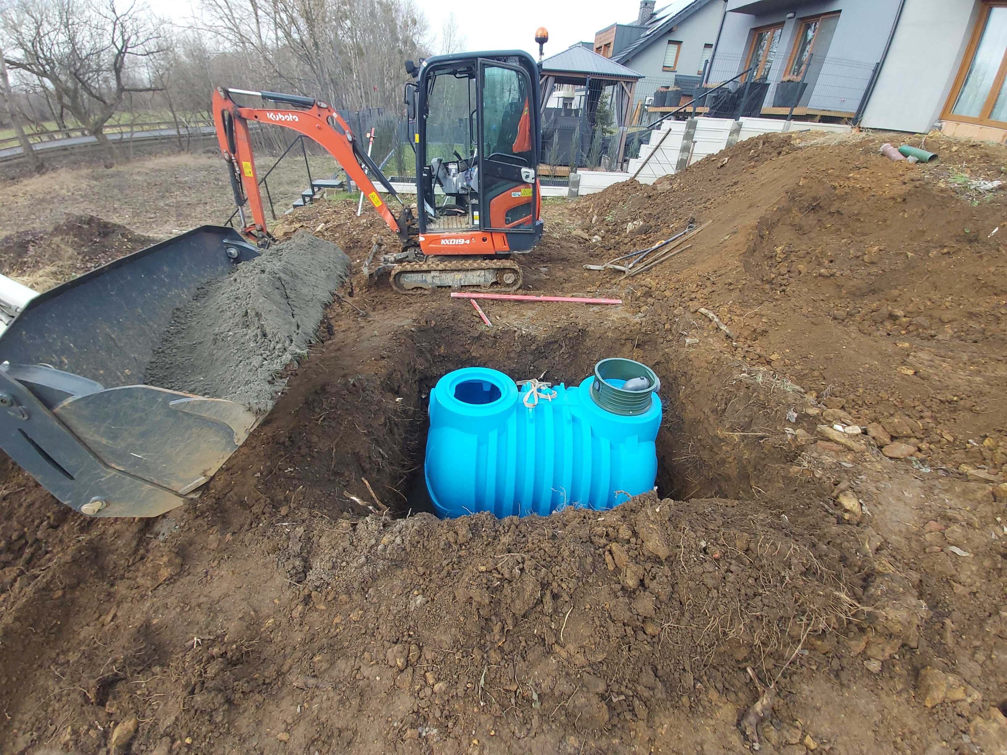 Minikoparka, usługi minikoparką, transport, brukarstwo, ogrodnictwo