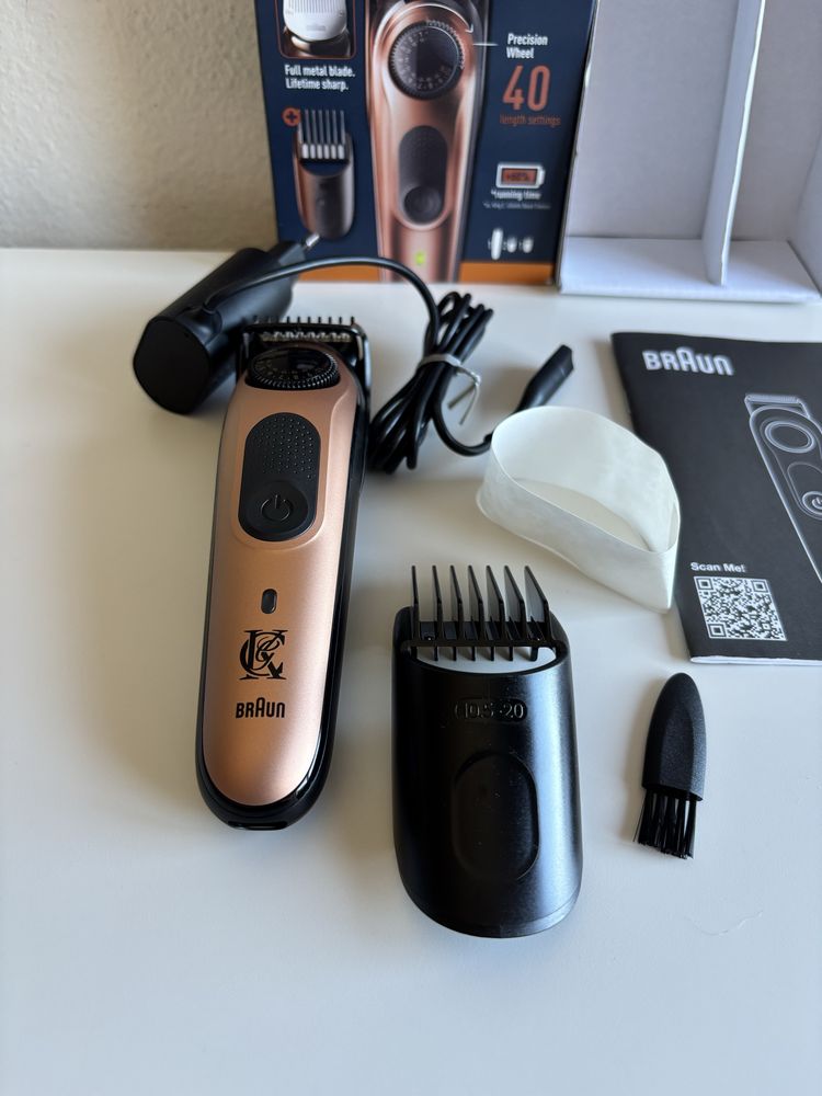 Máquina de Barbear King C Beard Trimmer Pro+ Pentes