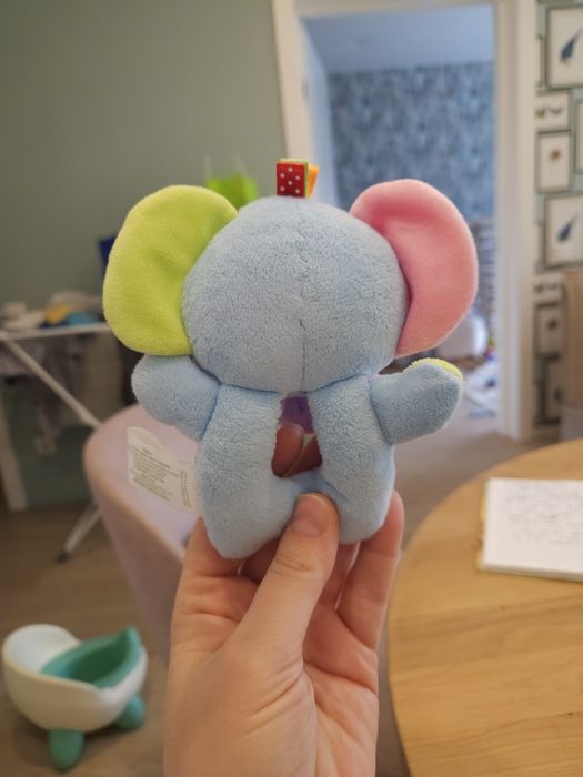 Брязкальце м'яке Baby Team слоник