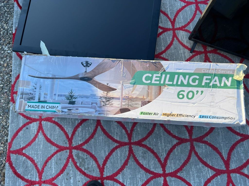 Ventoinha de Teto 60” (Novo na Caixa)