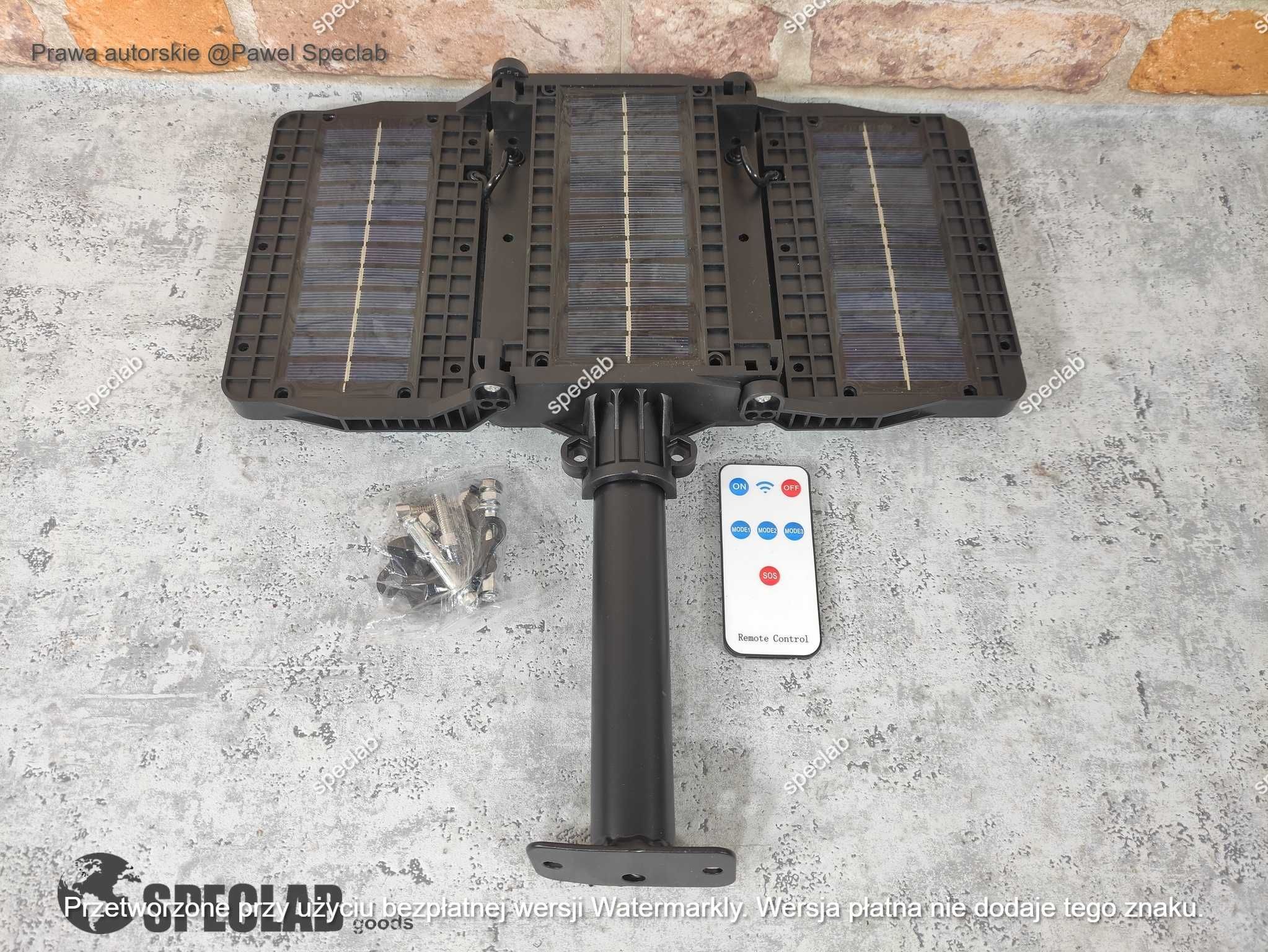 Reflektor solarny z czujnikiem ruchu: 3 głowicy/3 tryby(7512)