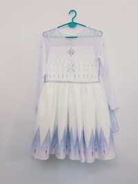 Sukienka przebranie Elsa Kraina Lodu rozmiar 147 157cm A2540